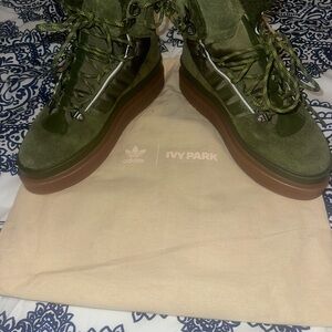 IVY PARK Green High-Top Sneakers